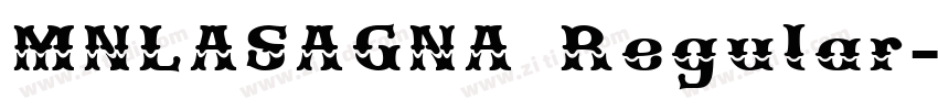 MNLASAGNA Regular字体转换